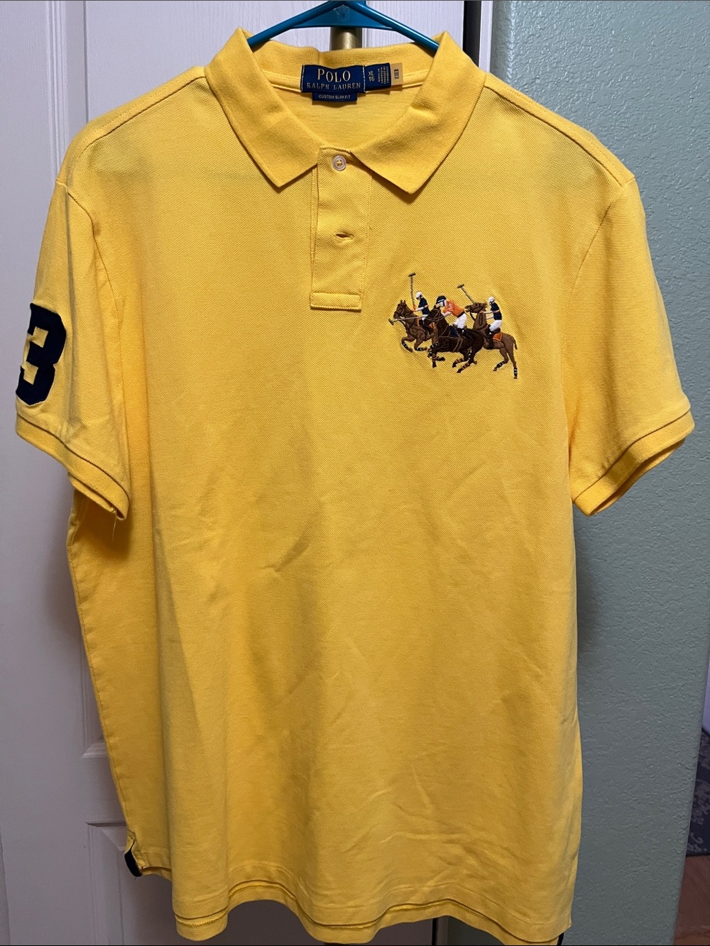 Polo by Ralph Lauren Men’s Polo with Embroidered Polo Players NEW size XLT